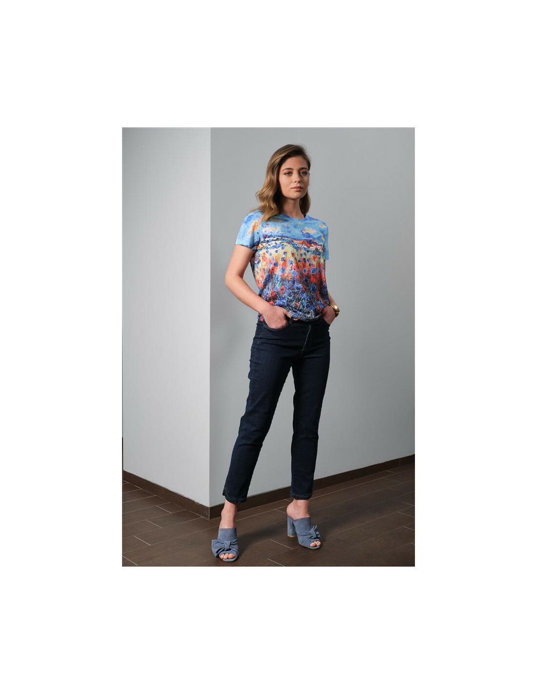 Paul Brial: Mykonos Village Art T-Shirt