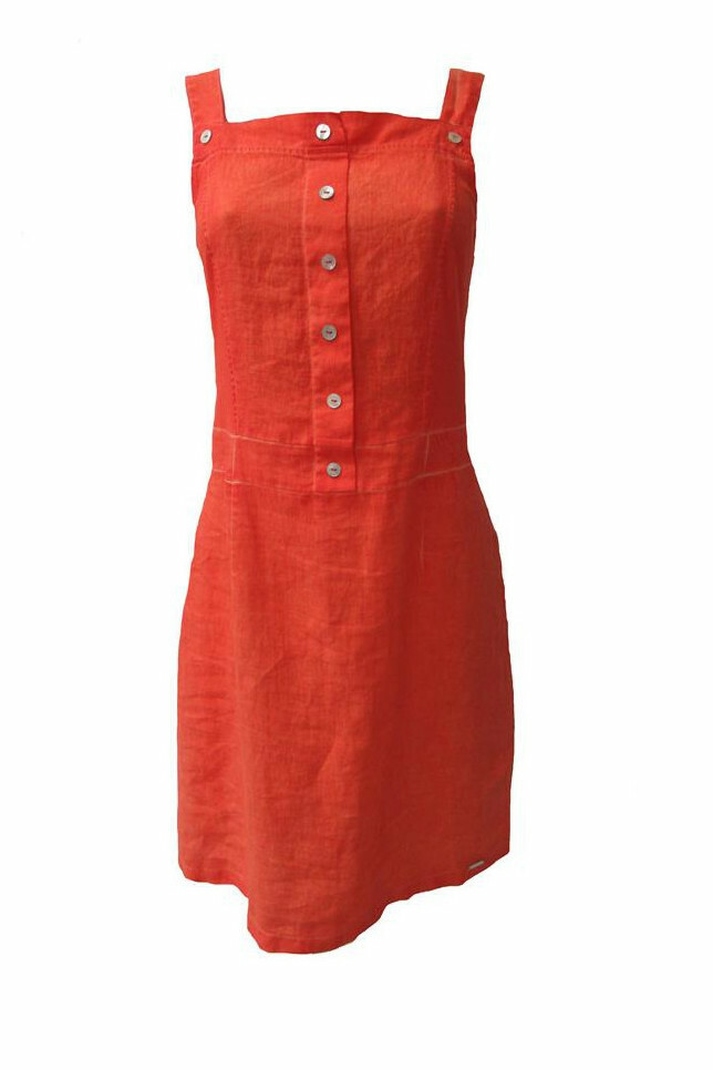 Maloka: Dip Dyed Tiara Fit & Flared Linen/Cotton Dress (More Colors!)