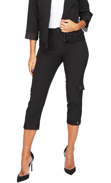 S'Quise Paris: Beauty Battle Cargo Fitted Pocket Pant SQ_2622
