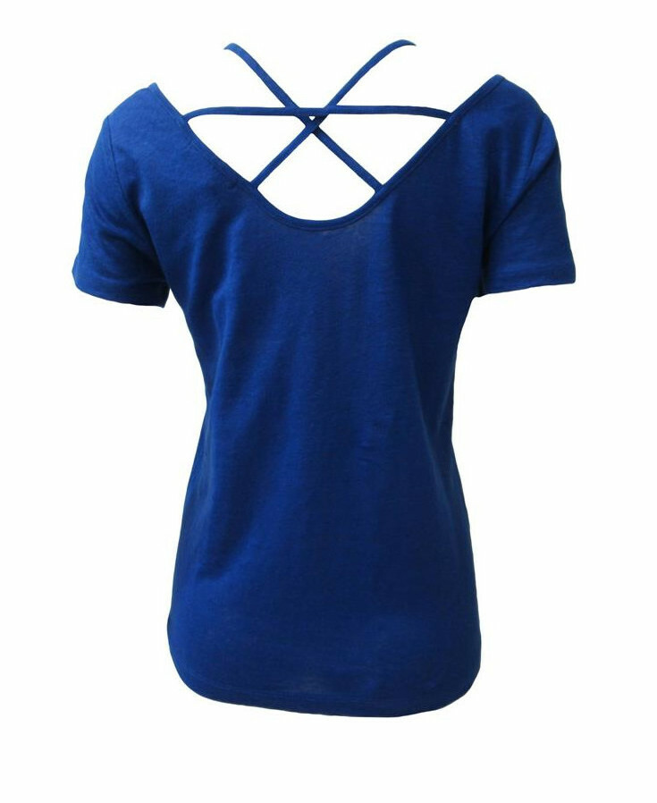 Maloka: Criss Cross Crush Linen T-Shirt (More Colors!)