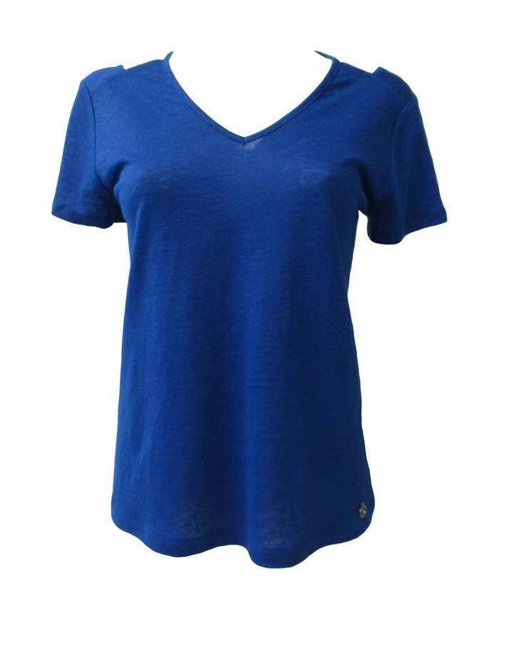 Maloka: Criss Cross Crush Linen T-Shirt (More Colors!)