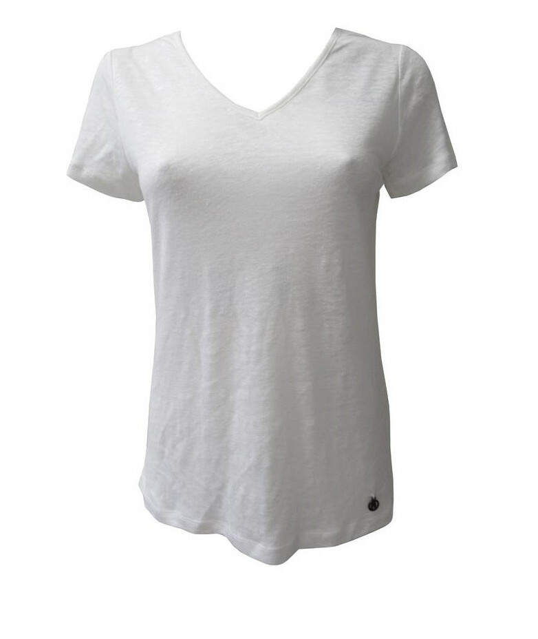 Maloka: Rose Petal Back Linen Top