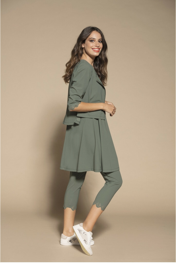 Maloka: Sleek Swirl Sleeve Zip Bolero (More Colors!)