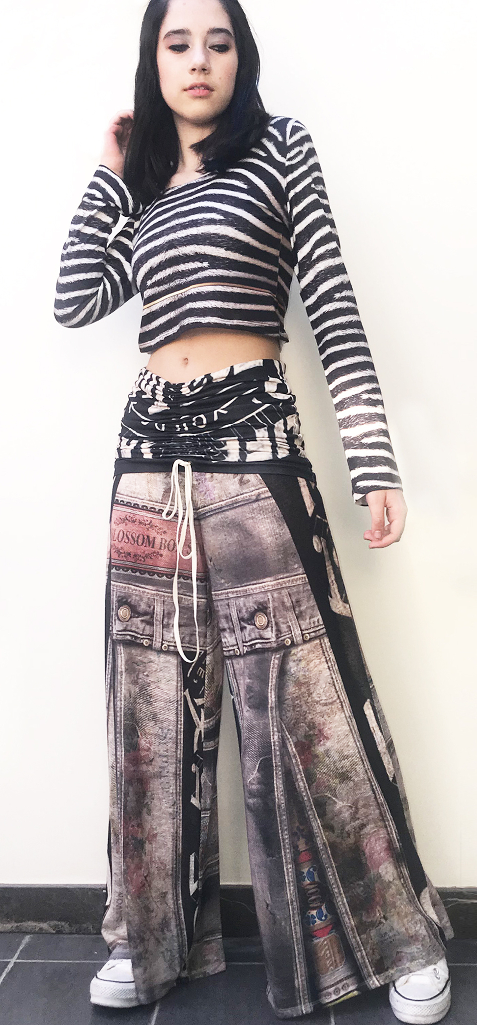 IPNG: Label Longings Zebra Crop Top (Some Ship Immed!)