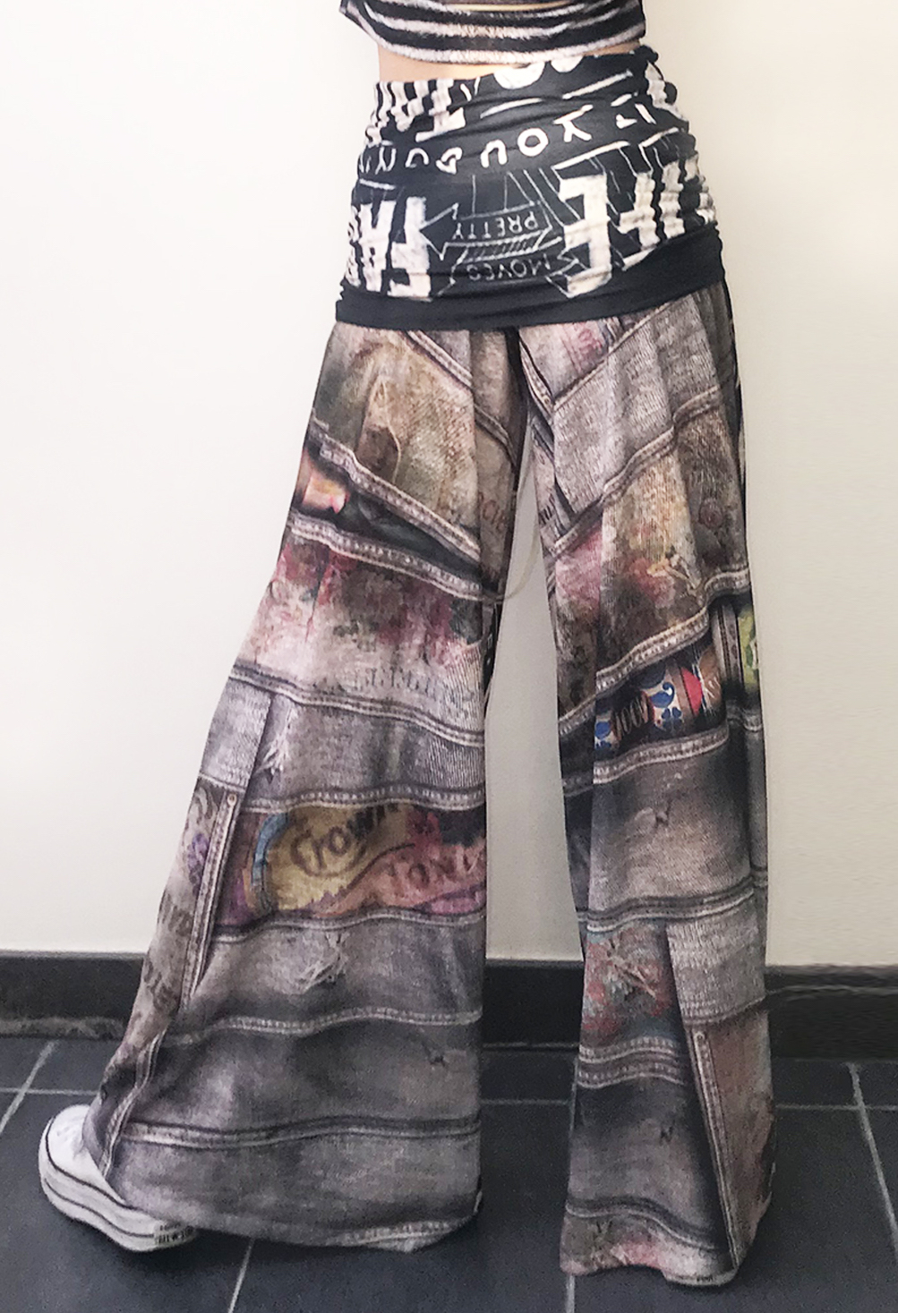 IPNG: Label Longings Tigress Illusion Comfort Drape Pants