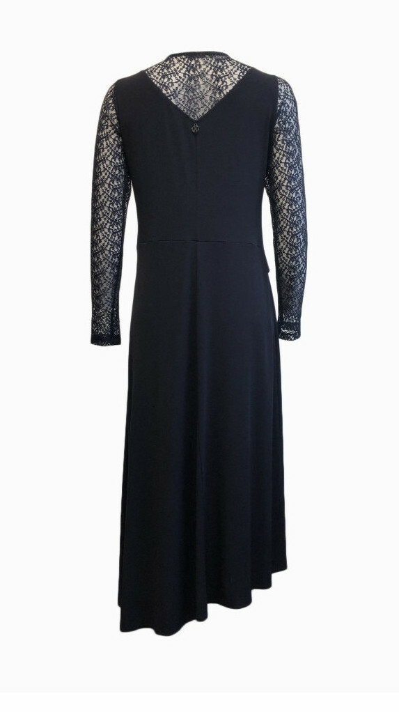 Maloka: Sophisticated Madame Asymmetrical Jersey Dress (More Colors!)