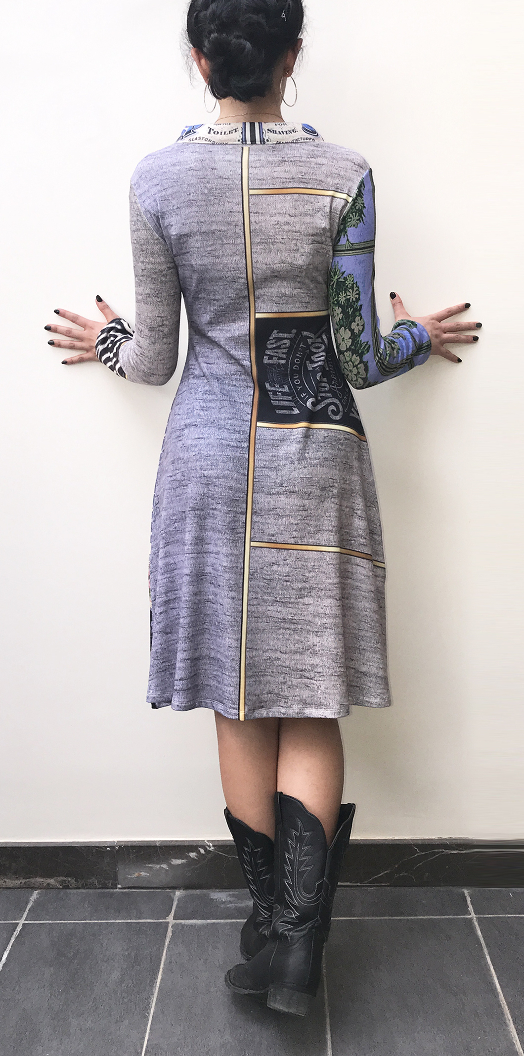 IPNG: Label Longings Tigress Illusion Flared Midi Dress (Some Ship Immed!)