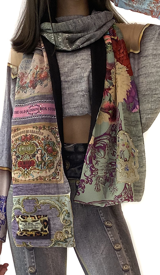 IPNG: Label Longings Tigress Illusion Scarf