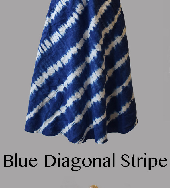 Luna Luz: Ribbed Linen A-Line Tie Dye Midi Dress (Many Colors, Ships Immed!)