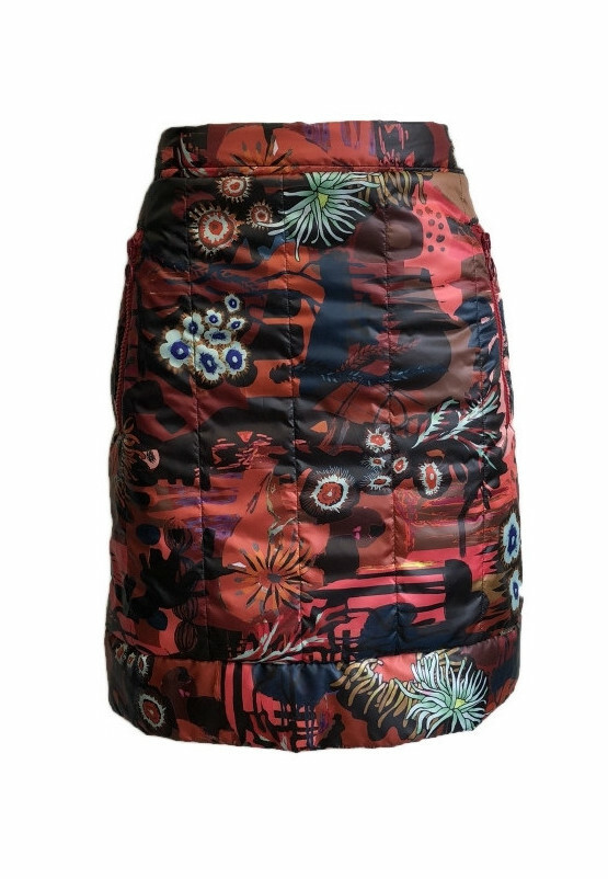 Maloka: Maloka: Sedona Rock Puffer Art Skirt MK_EMILLE