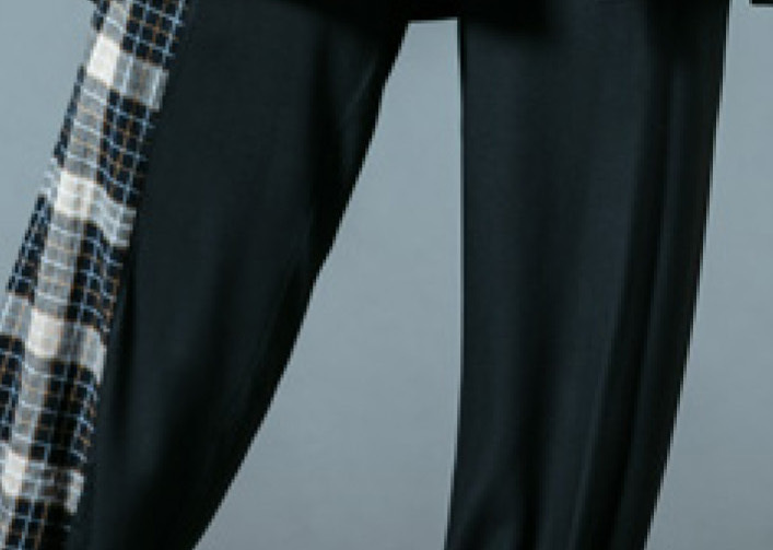 G!oze France: Play Checkerboard Asymmetrical Culotte Pant