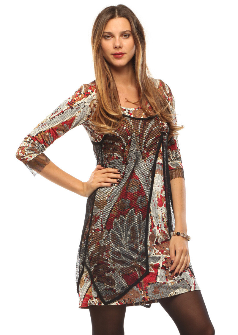 Double Jeu Paris: Mosaic Of Autumn Dress  SOLD OUT