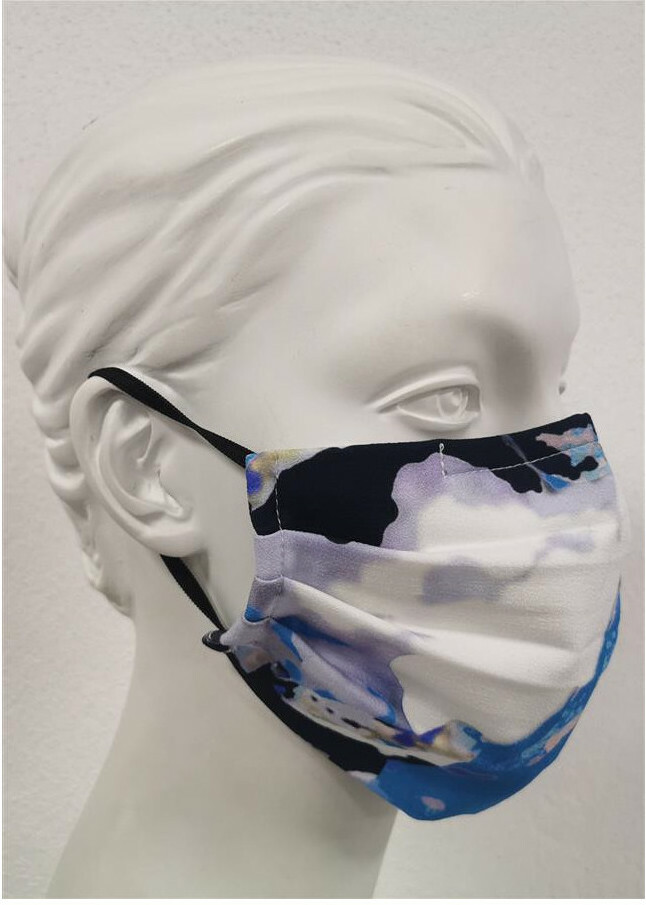 Maloka: Blue Beauty Abstract Art Mask (Filter included!)
