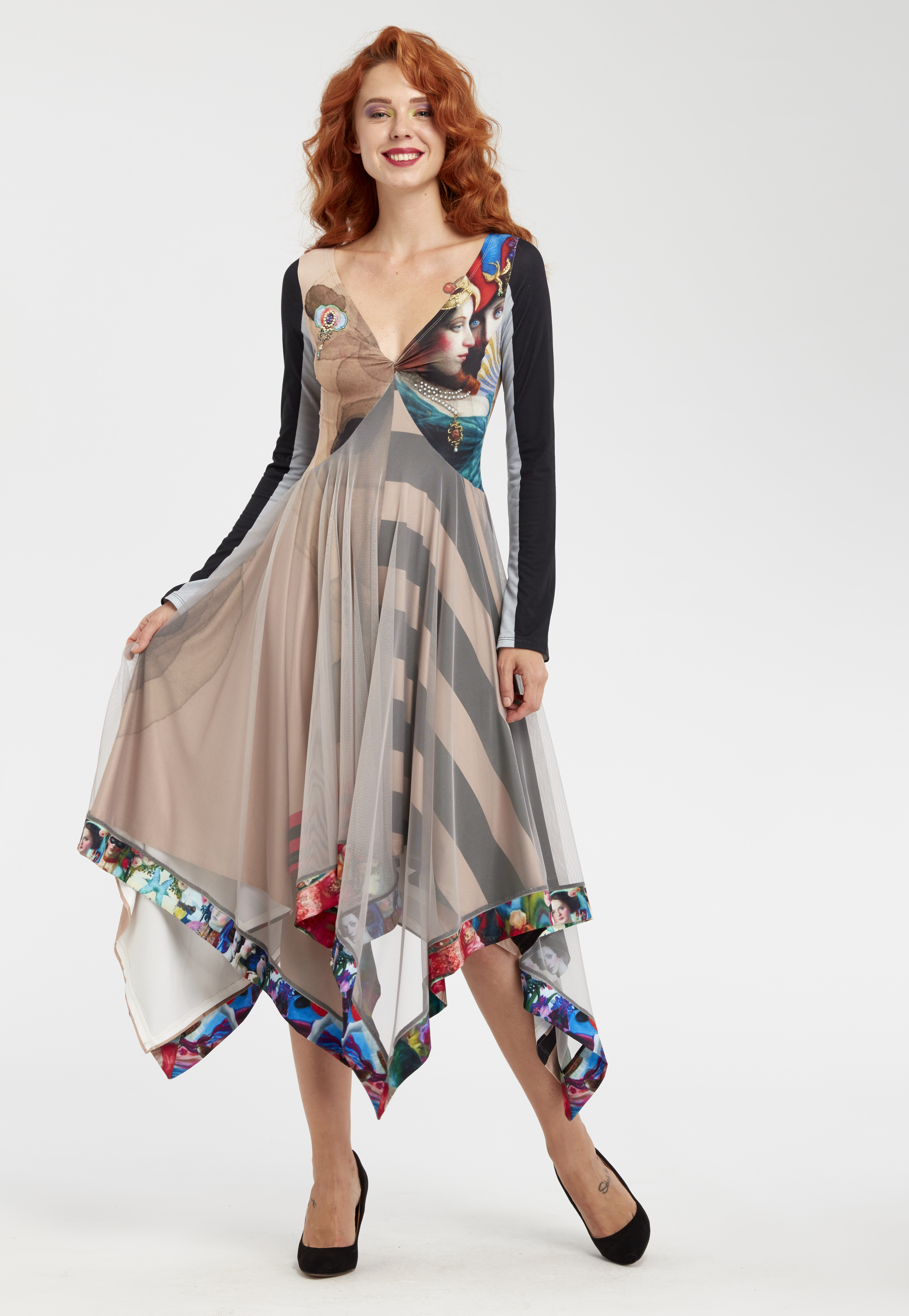 IPNG: Who Is The Woman Behind This Four Corner Illusion Dress (Some Ship Immed, 1 Left!) IPNG_WIDFC-003
