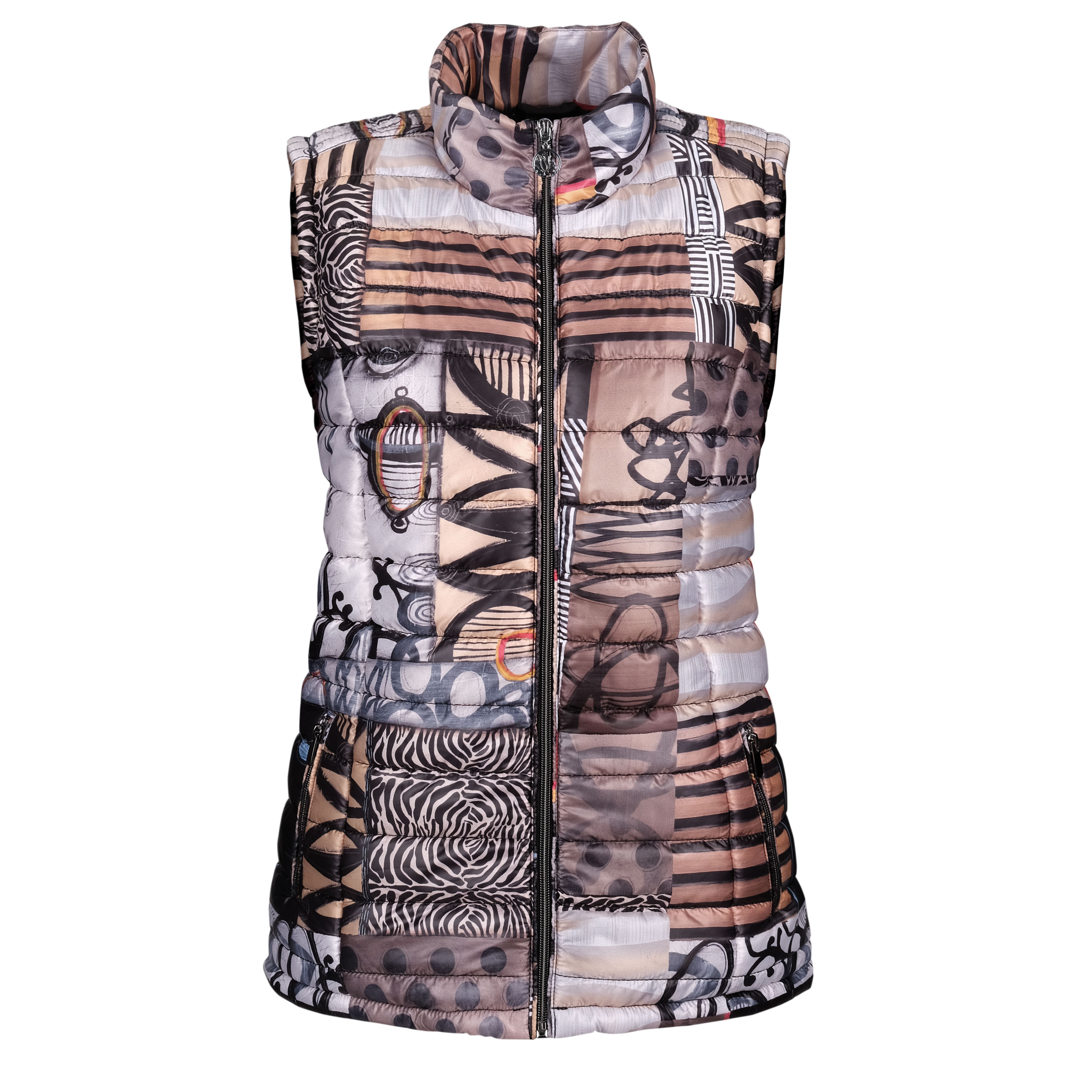 Simply Art Dolcezza: Black Butterfly Poetic Metaphor Art Vest DOLCEZZA_SIMPLYART_70813_N