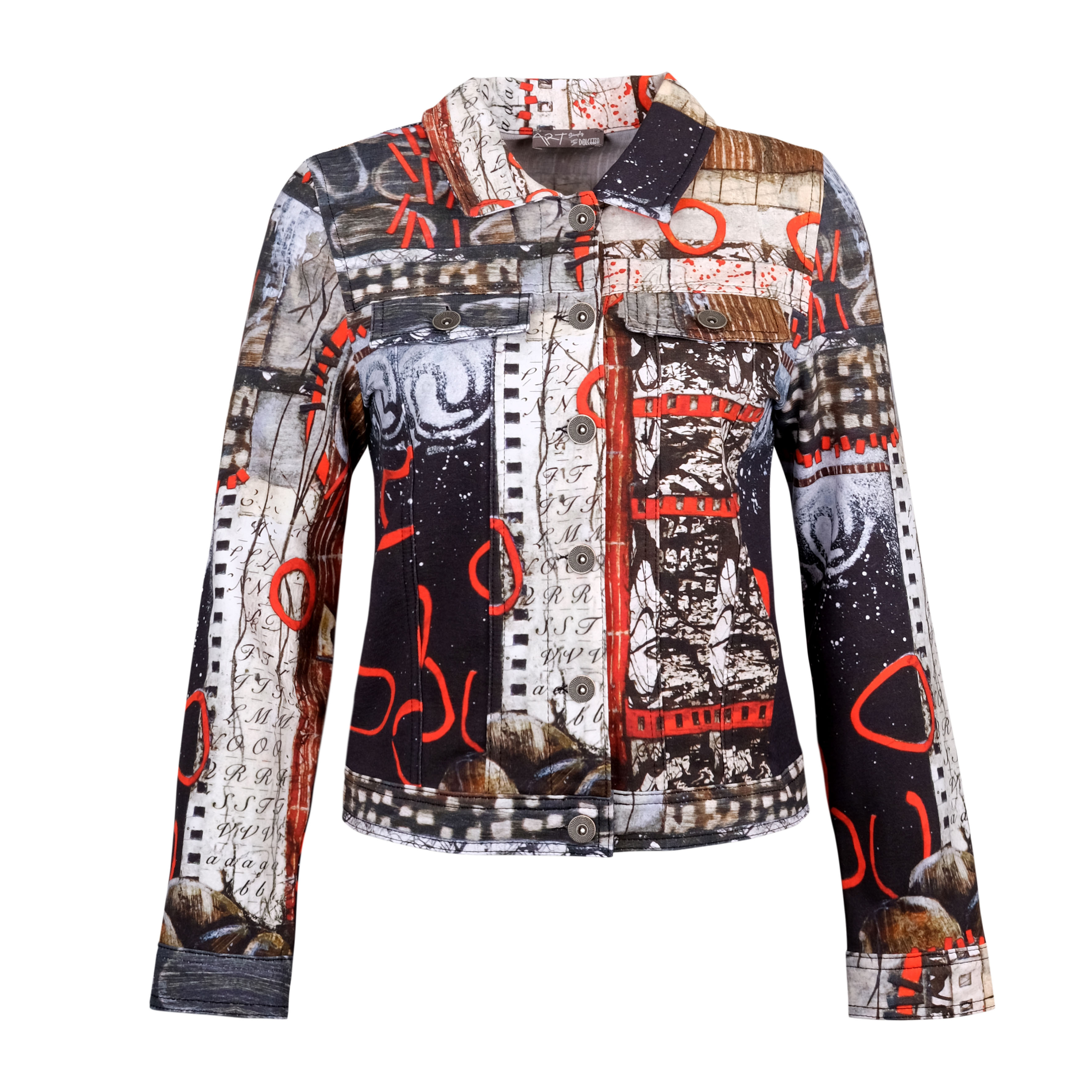 Simply Art Dolcezza: Rising Up In Color Soft Denim Jacket