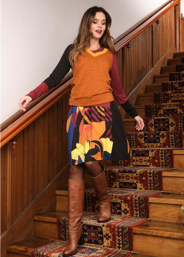 Paul Brial: Mansion Inspiration Asymmetrical Colorblock Sweater (Few Left!)
