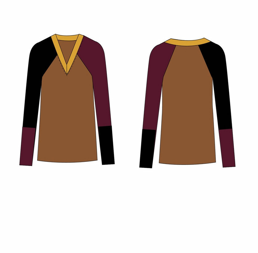 Paul Brial: Mansion Inspiration Asymmetrical Colorblock Sweater (Few Left!)