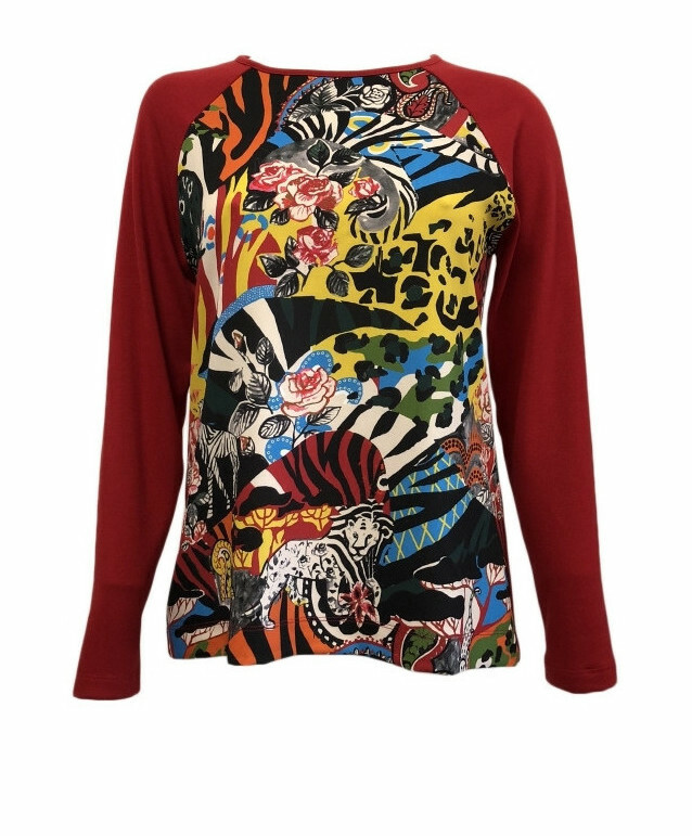 Maloka: Tigress Rosette Abstract Art Sweatshirt