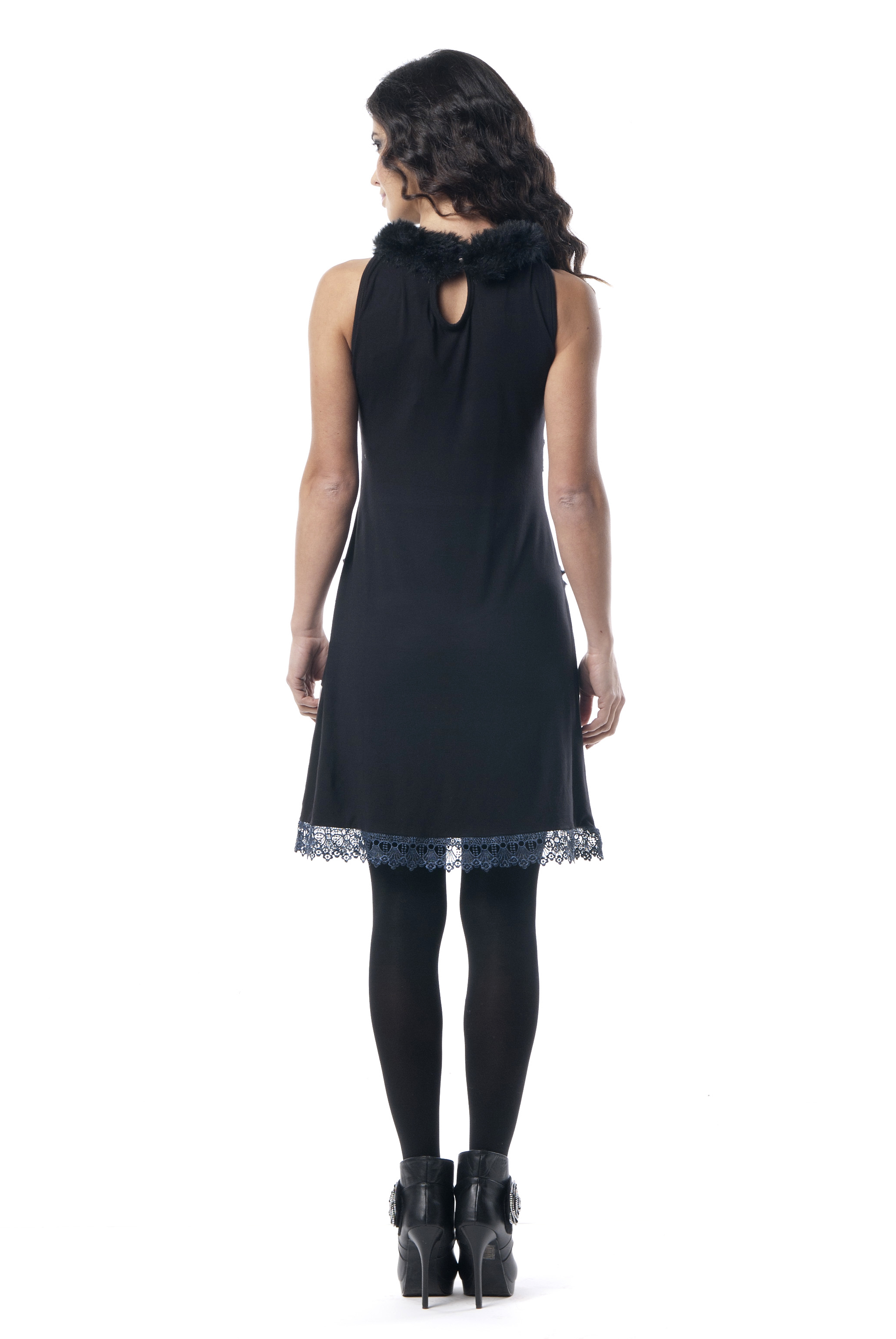 Les Fees Du Vent Couture Collection Lacey Fringe Dress