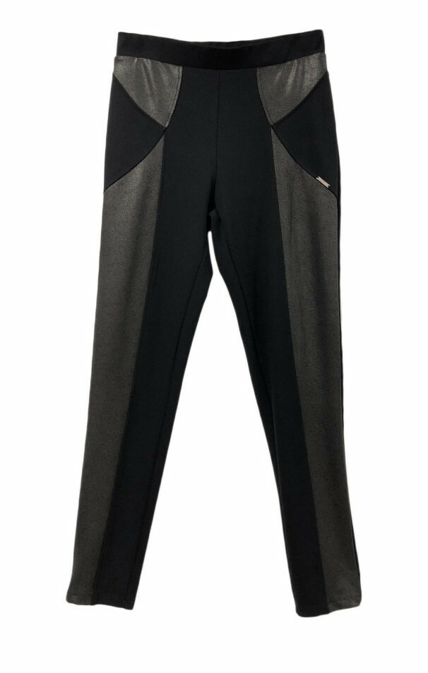 Maloka: Black On Black Vegan Leather Ponte De Roma Pants (More Colors!) MK_DENILLA