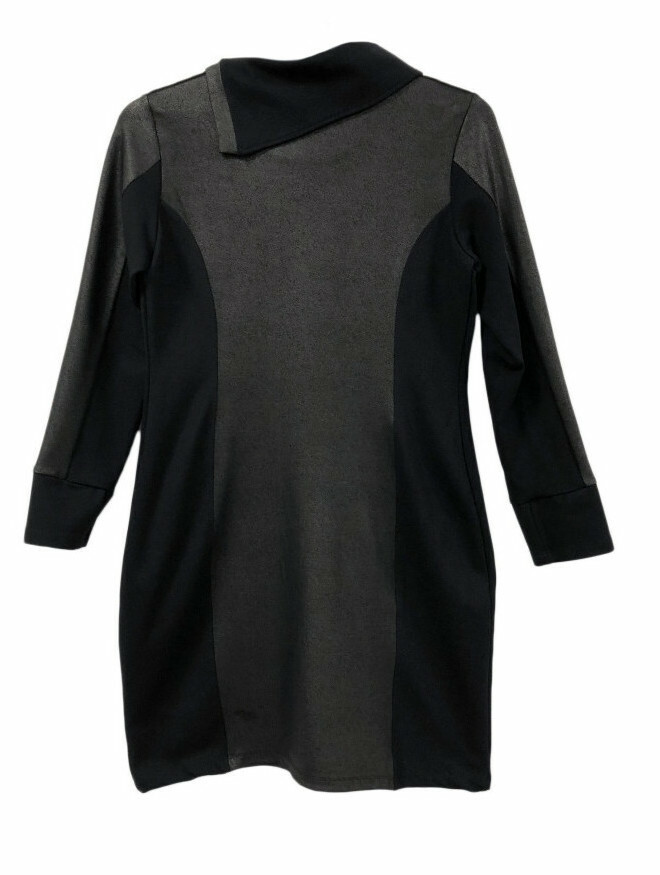 Maloka: Sedona Rock Jacquard Contrast Dress (Few Left in Black!)
