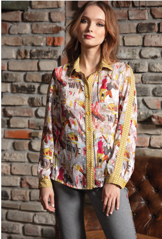 Maloka: Blue Beauty Buttoned Down Shirt (More Colors!)