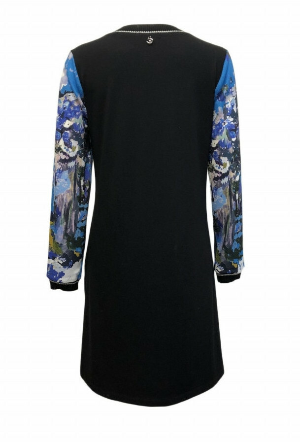 Maloka: Blue Beauty Abstract Art Sweater Dress/Tunic SOLD OUT