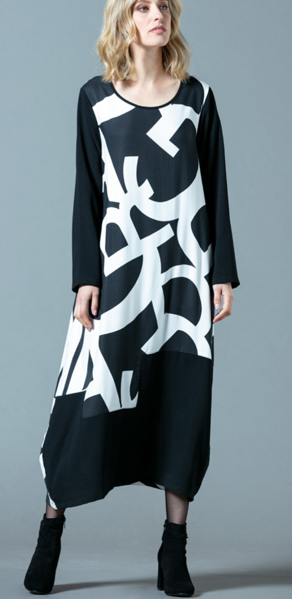 G!oze: Wear Me A Letter Asymmetrical Bubble Dress G_EXTASE