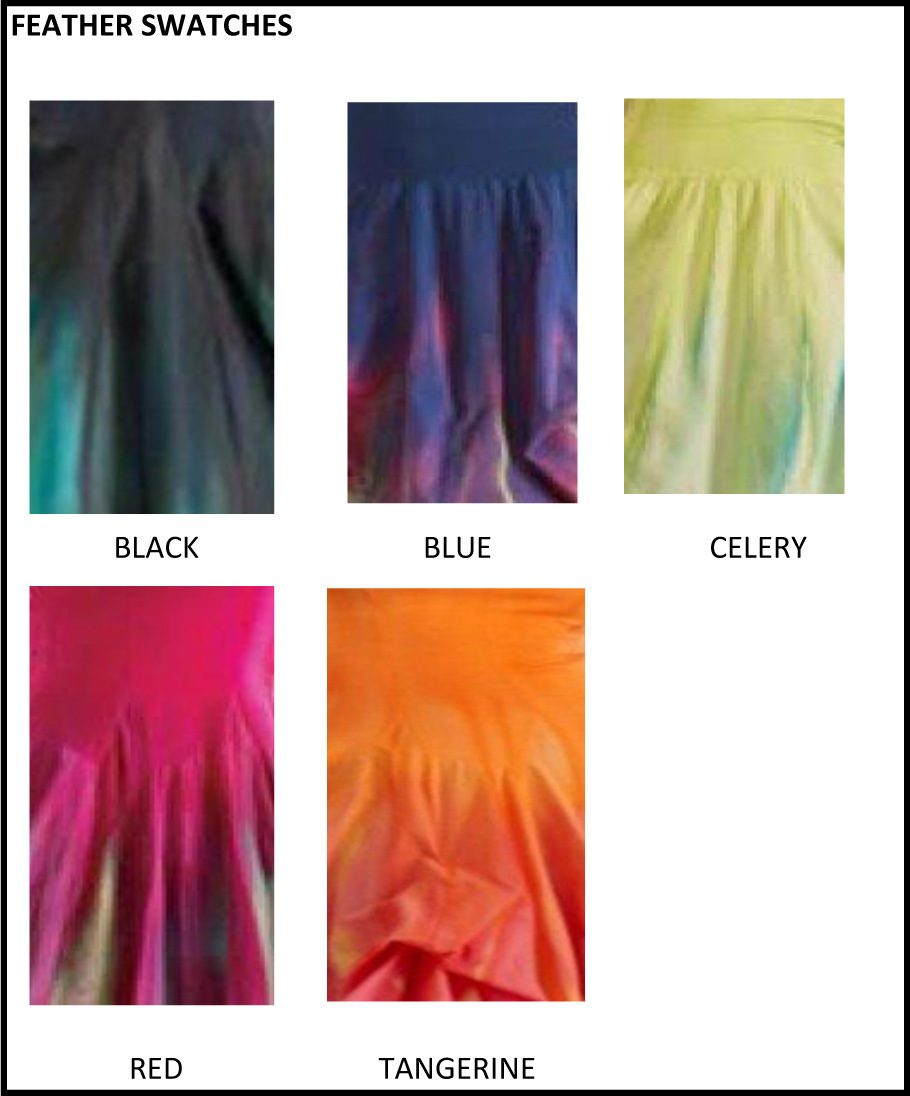 Luna Luz: Enchanting Feather Tied and Dyed Dress (Ships Immed in Black/Emerald!)