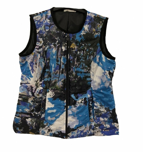 Maloka: Blue Beauty Abstract Art Vest (More Colors!)