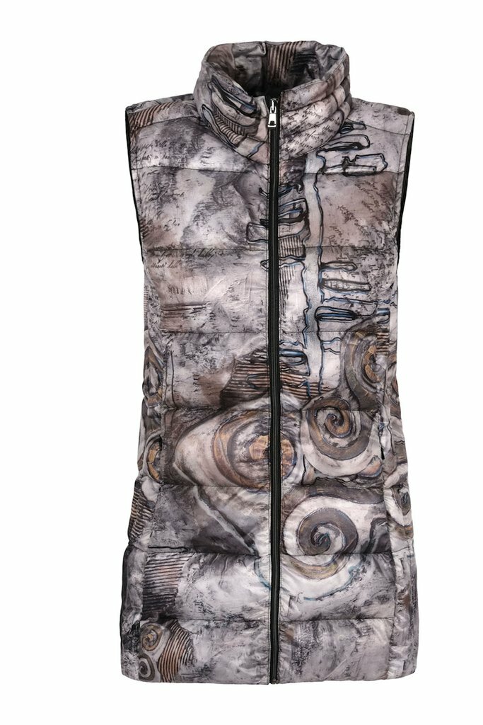 Simply Art Dolcezza: Always In Motion Abstract Art Long Vest Dolcezza_simplyart_70802