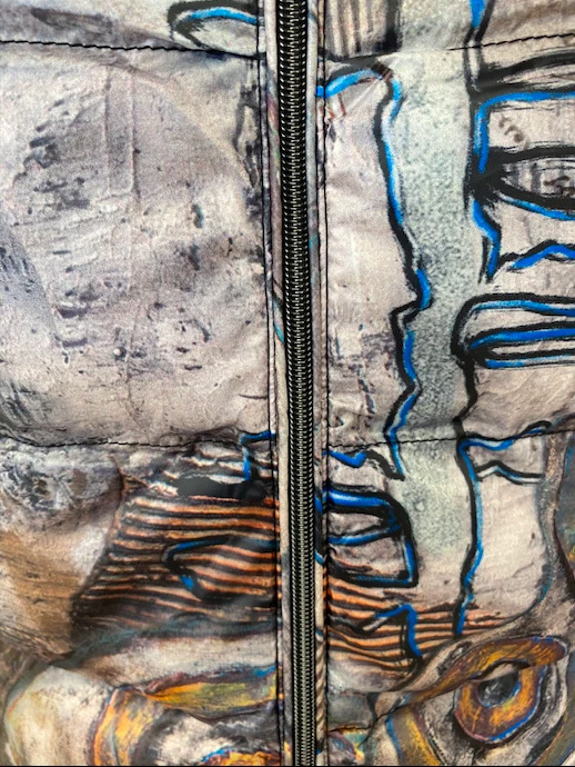 Simply Art Dolcezza: Always In Motion Abstract Art Long Vest