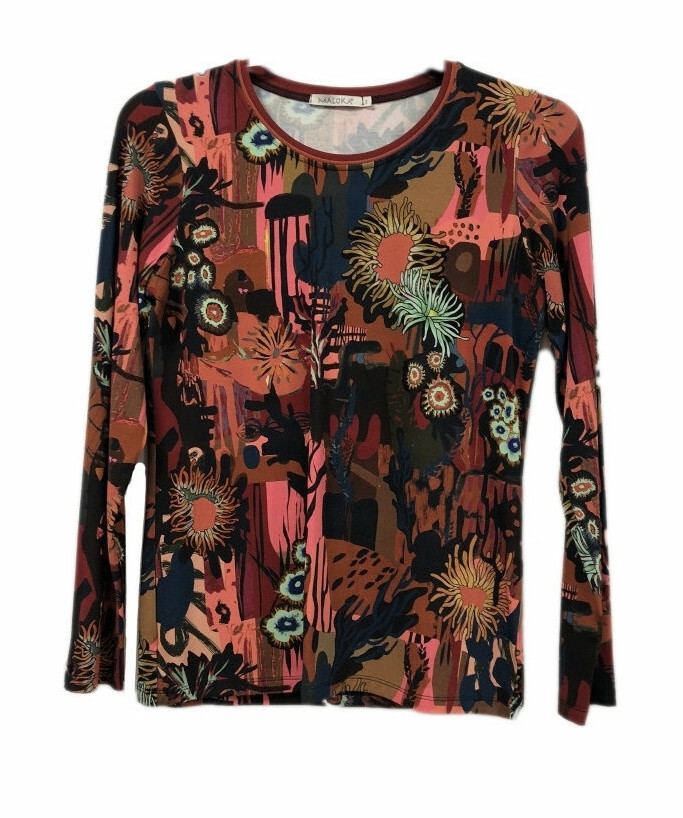 Maloka: Sedona Rock Abstract Art Sweater T-Shirt