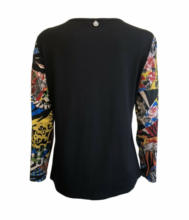 Maloka: Tiger Party Keyhole Blouse