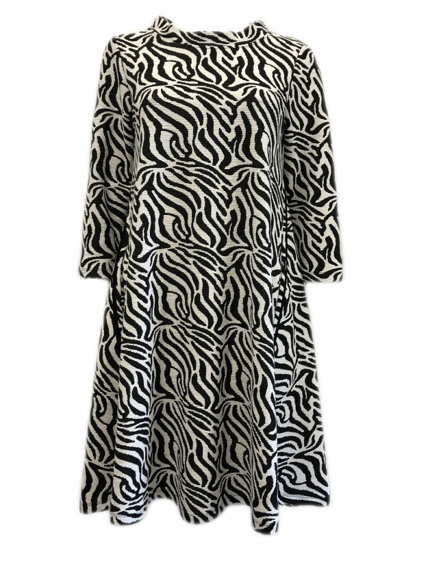 Maloka: Zebra Safari Sweater Dress
