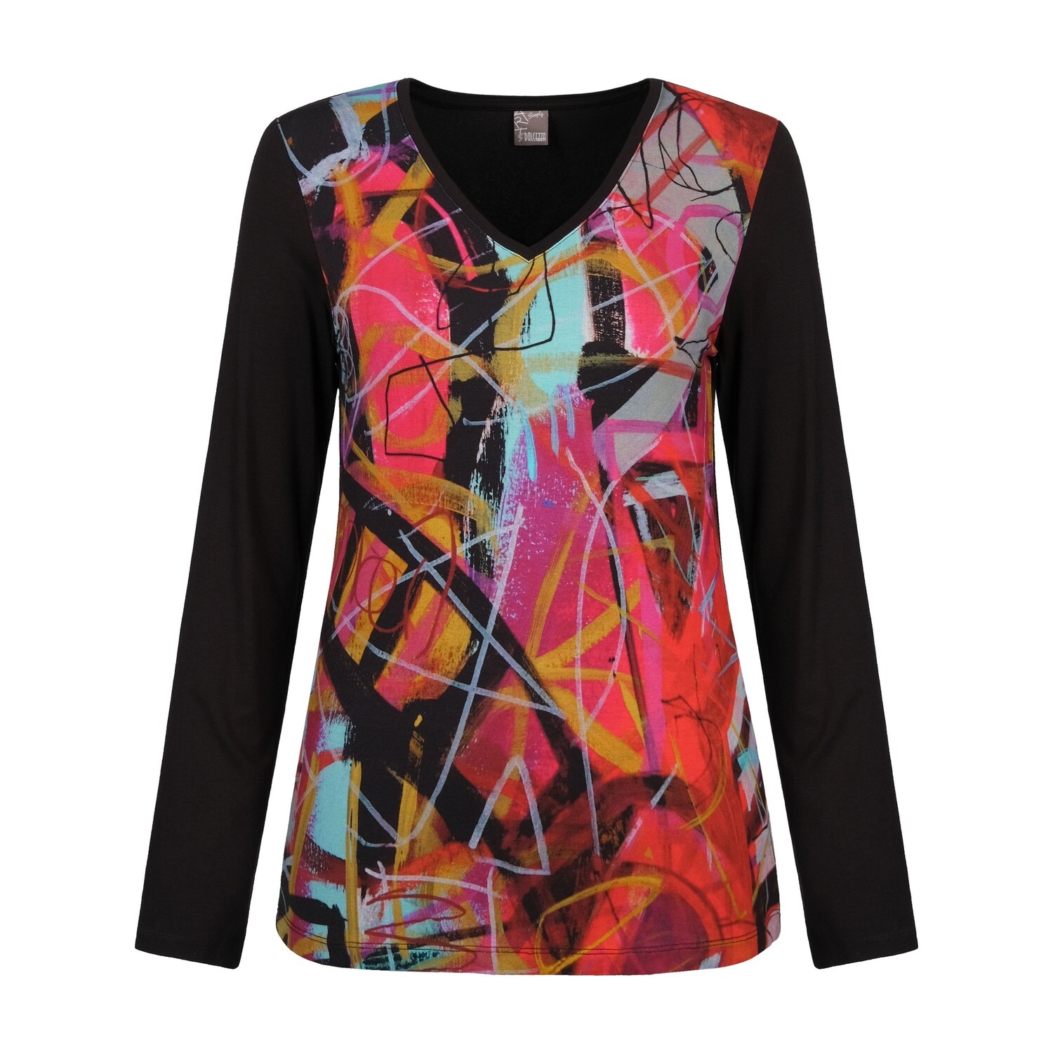 Simply Art Dolcezza: Red 3 Graffiti Abstract Art T-Shirt SOLD OUT