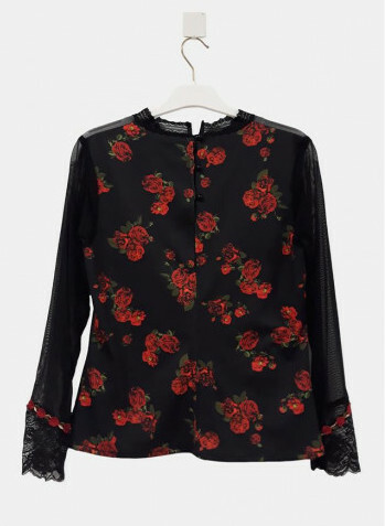Paul Brial: Rosette Bustier Blouse