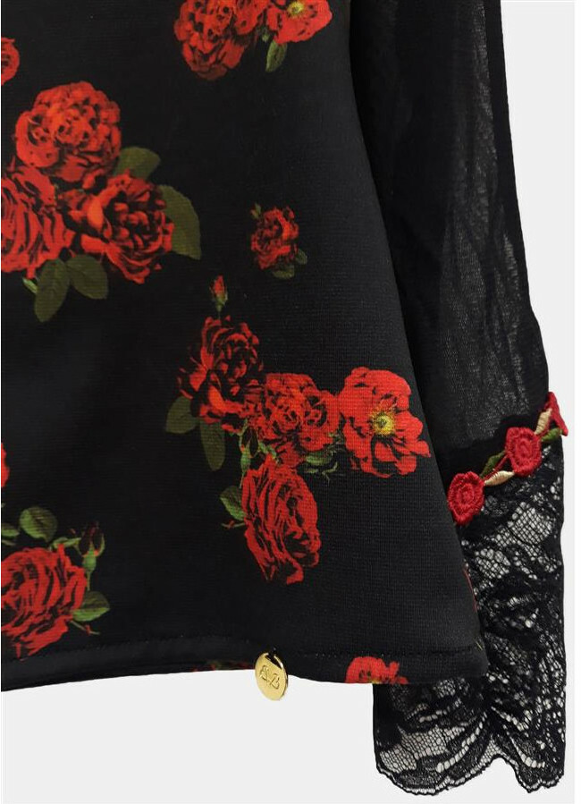 Paul Brial: Rosette Bustier Blouse