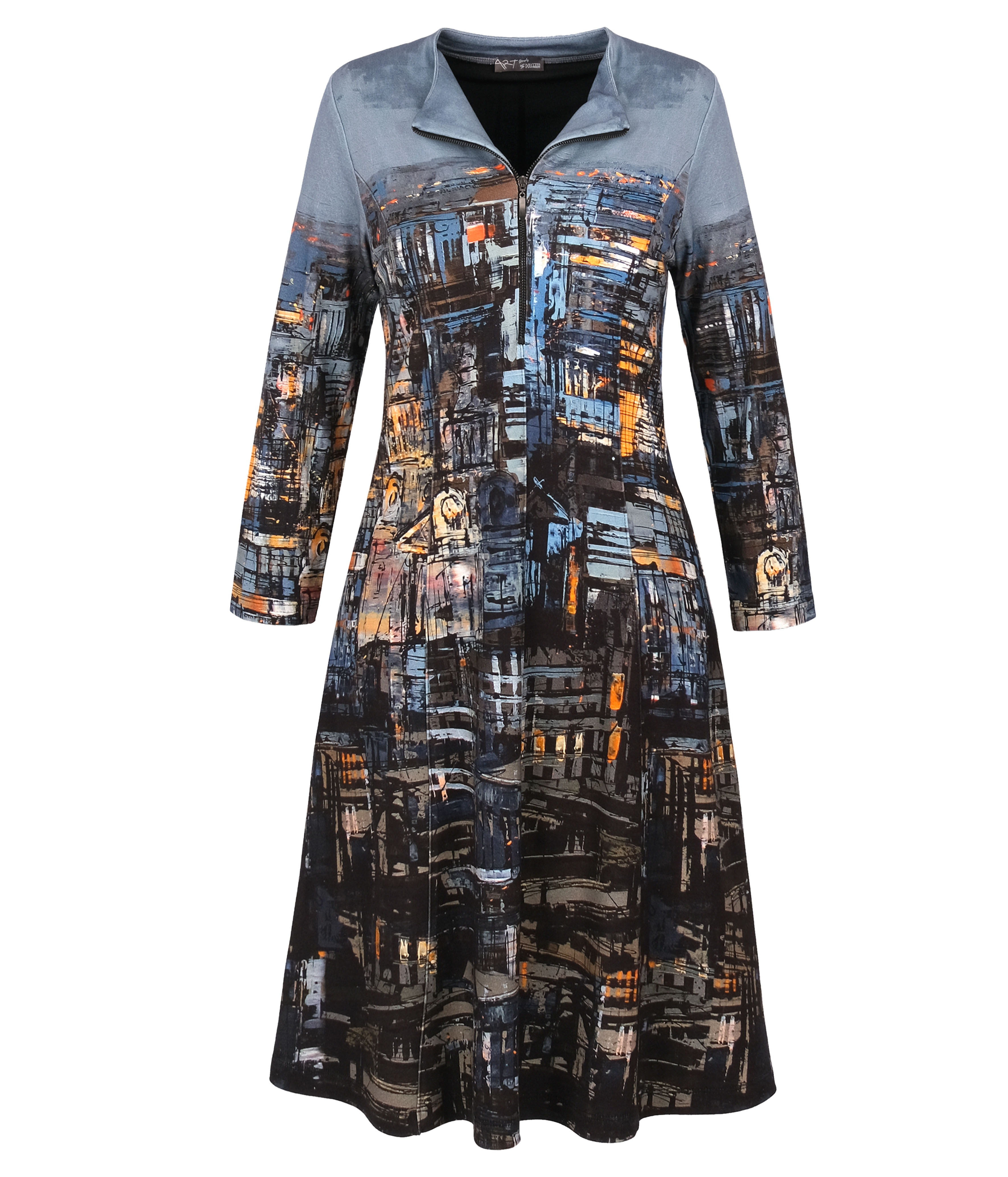Simply Art Dolcezza: St. Paul's Sundown Flared Dress (1 Available at Special price!) Dolcezza_SimplyArt_70663