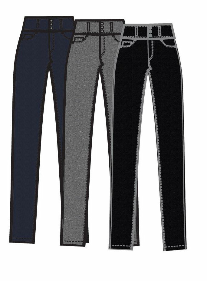 Paul Brial: High Waisted Triple Buttoned Eliott Jeans (More Colors!)