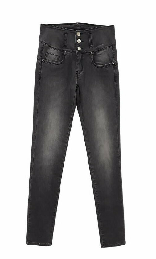 Paul Brial: High Waisted Triple Buttoned Eliot Jeans