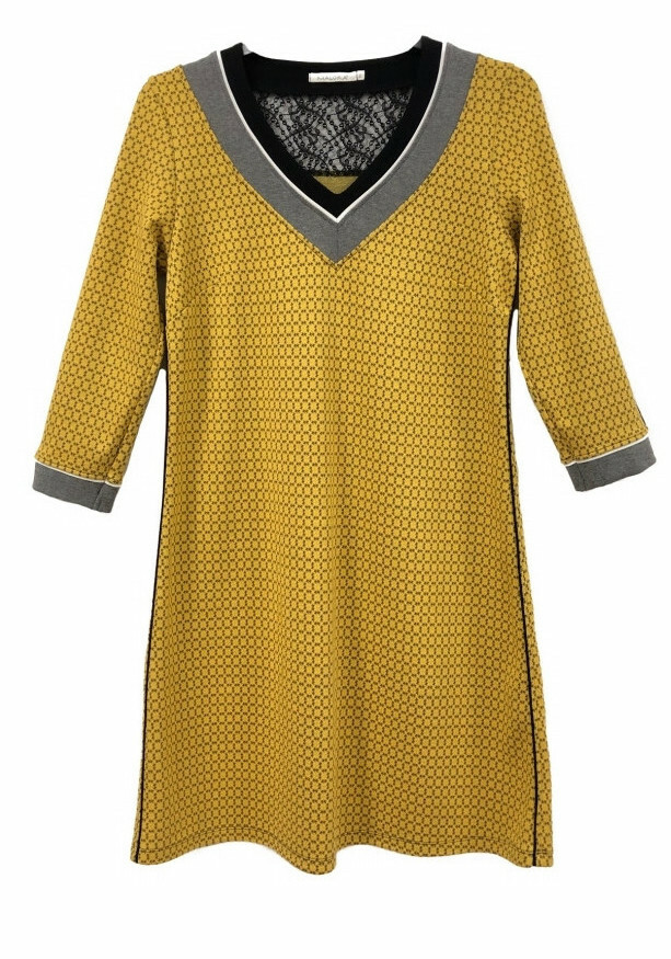 Maloka: My little Saffron Jacquard Dress/Tunic
