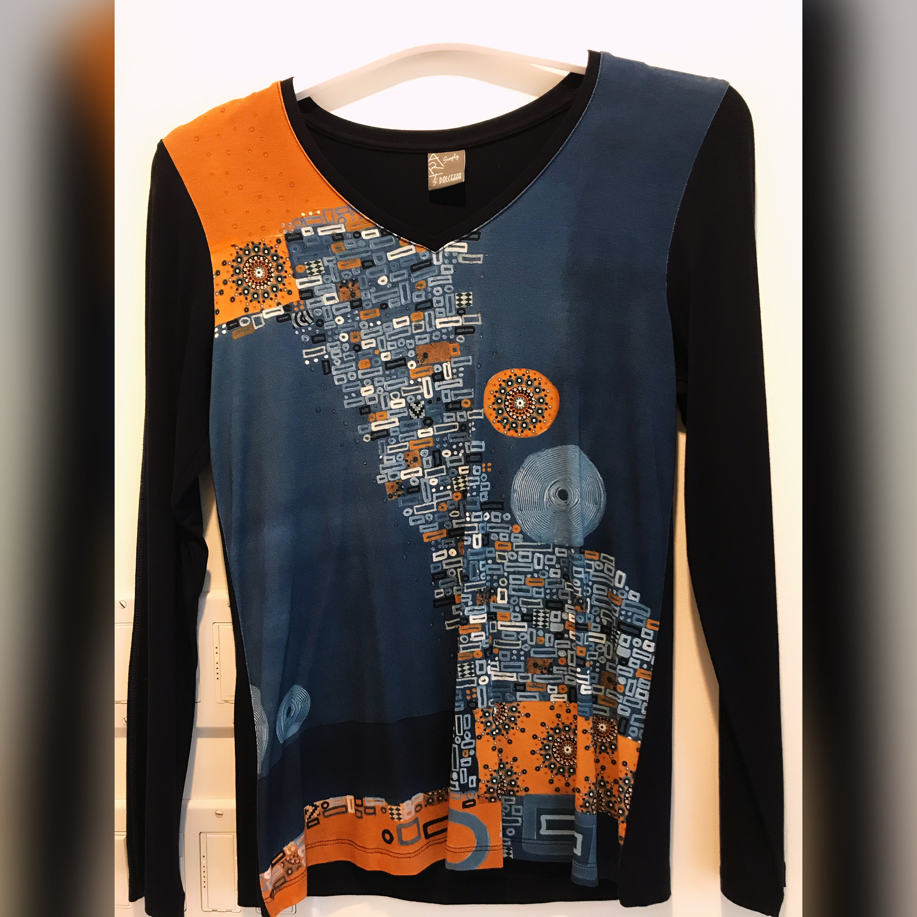 Simply Art Dolcezza: Elements Abstract Art Top SOLD OUT Dolcezza_SimplyArt_70700