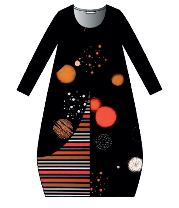 G!OZE: Galactic Goddess Patchwork Bubble Dress