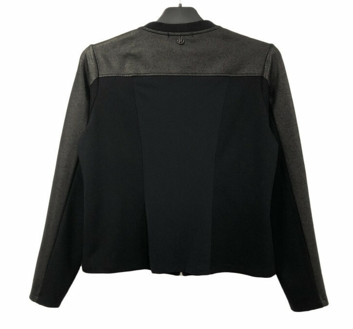 Maloka: Black On Black Vegan Leather Ponte De Roma Jacket (More Colors!)