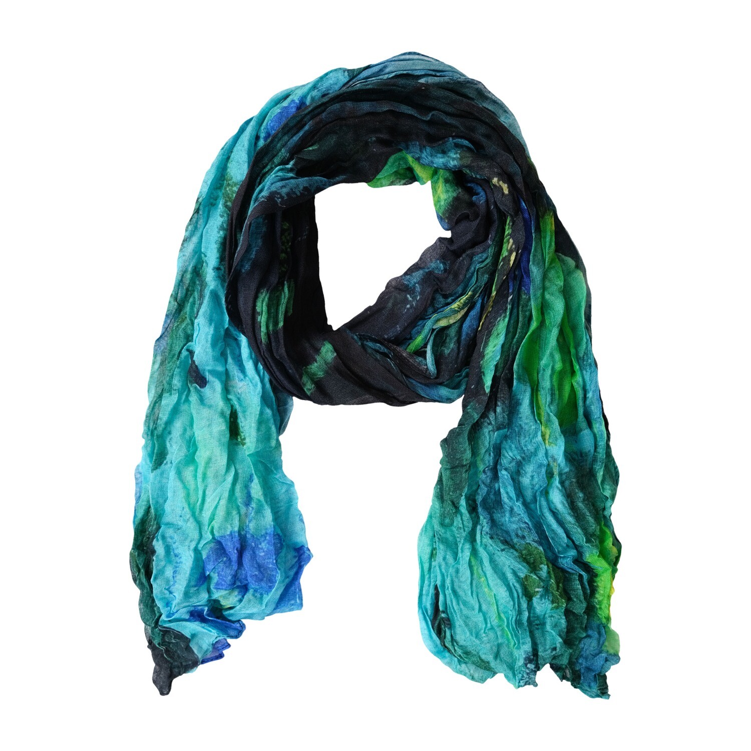 Simply Art Dolcezza: Fantaisie Floralge Abstract Art Scarf SOLD OUT