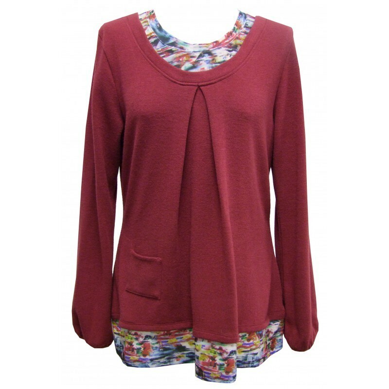 Maloka: Velvet Back Bow Princess Sweater Tunic (More Colors, 2 Left!)