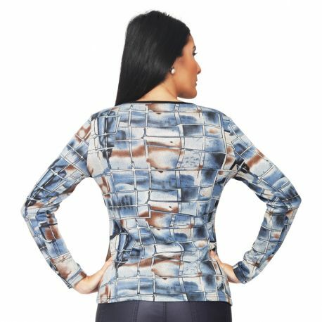 S'Quise Paris: Iced Mochaccino Contrast Sweater Top