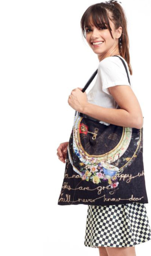 IPNG: Rosette Handwritten Illusion Tote Bag